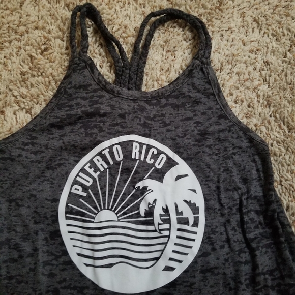 Heather gray surf tank top - Picture 7 of 7
